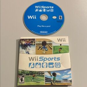 Nintendo Wii Sports Blue Disc and Case
